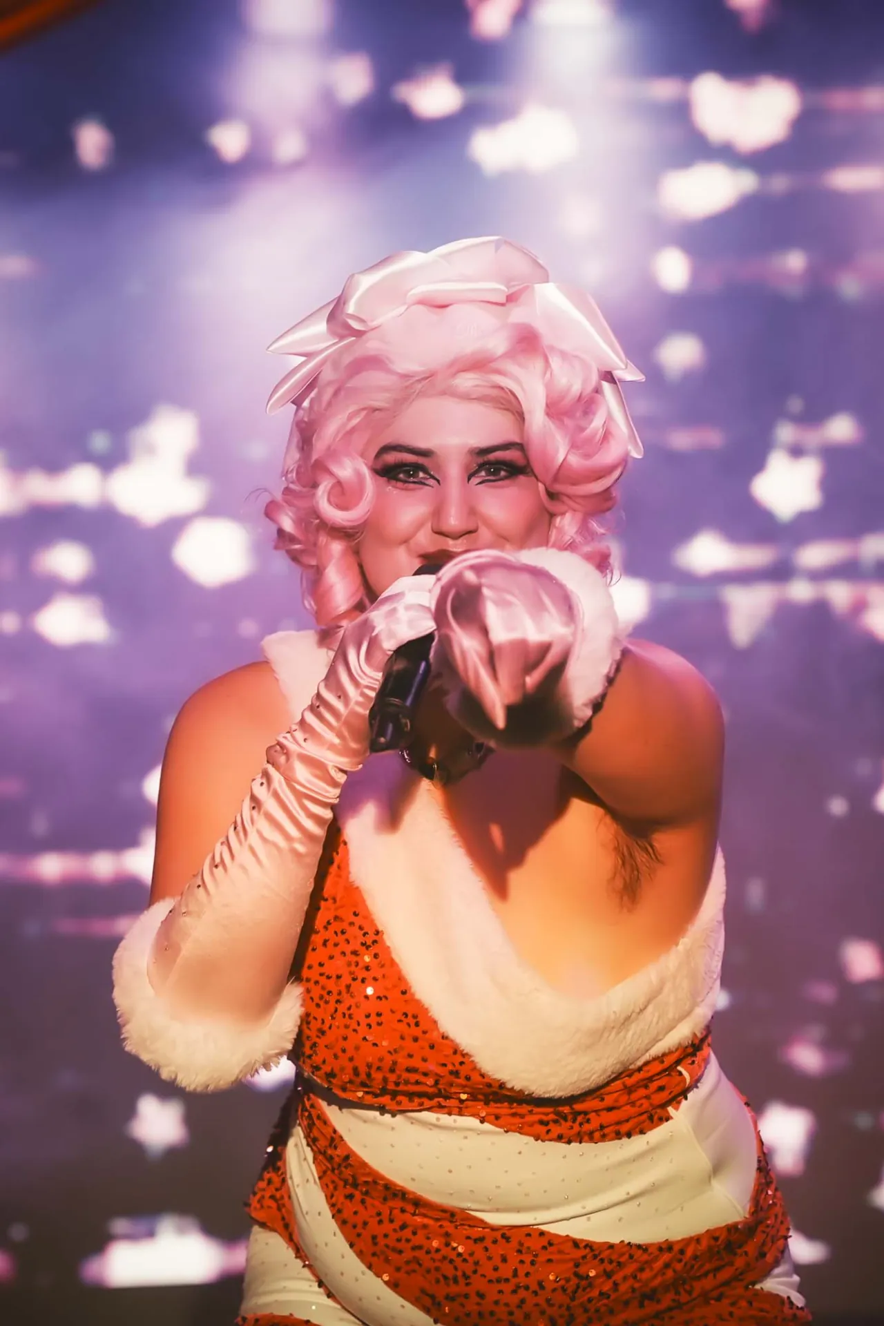 live aerial performance art show