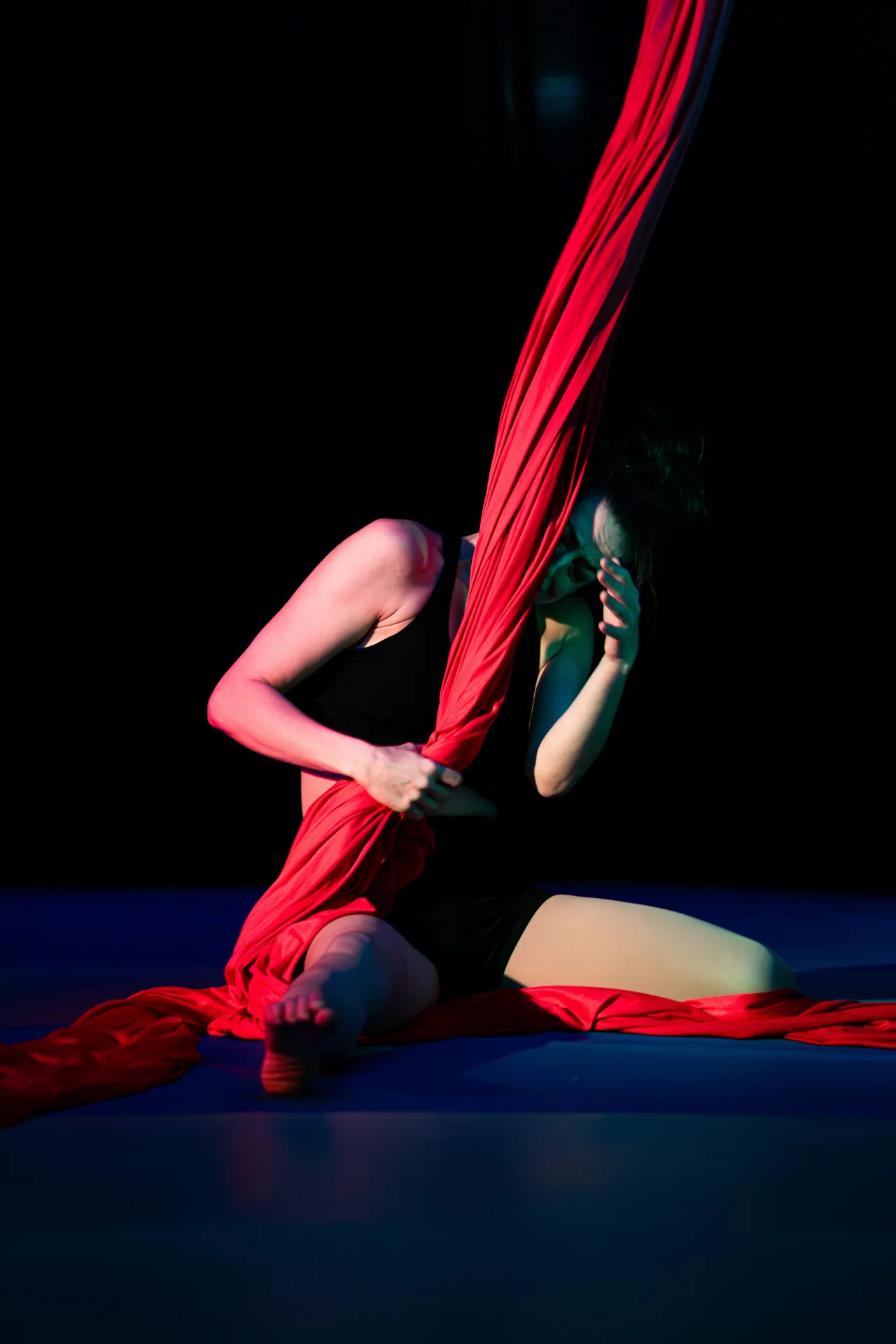 aerial performing art show