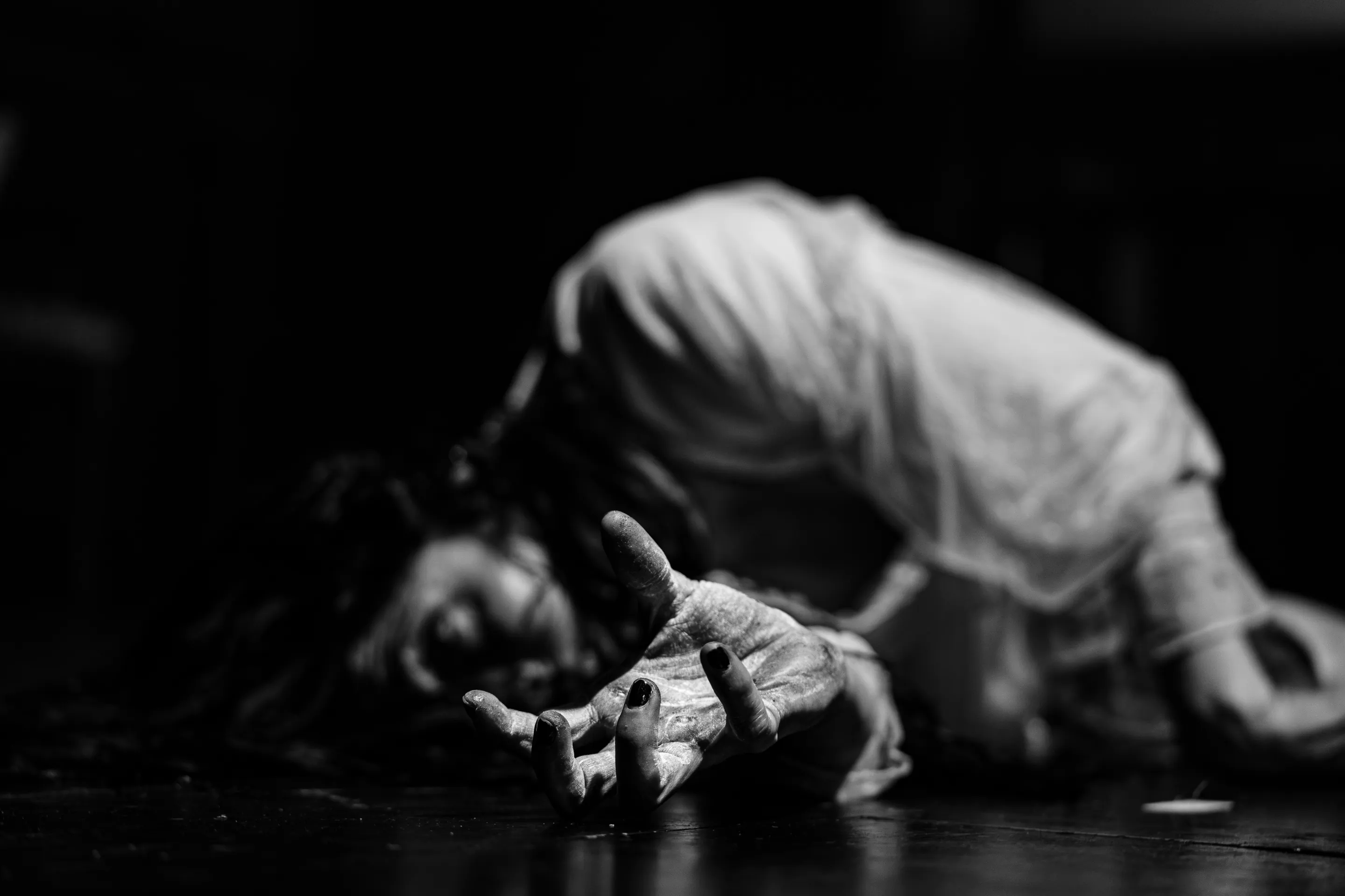 black and white, aerial performance, theatre performing art, play, aerial circus act, live performance, acting
