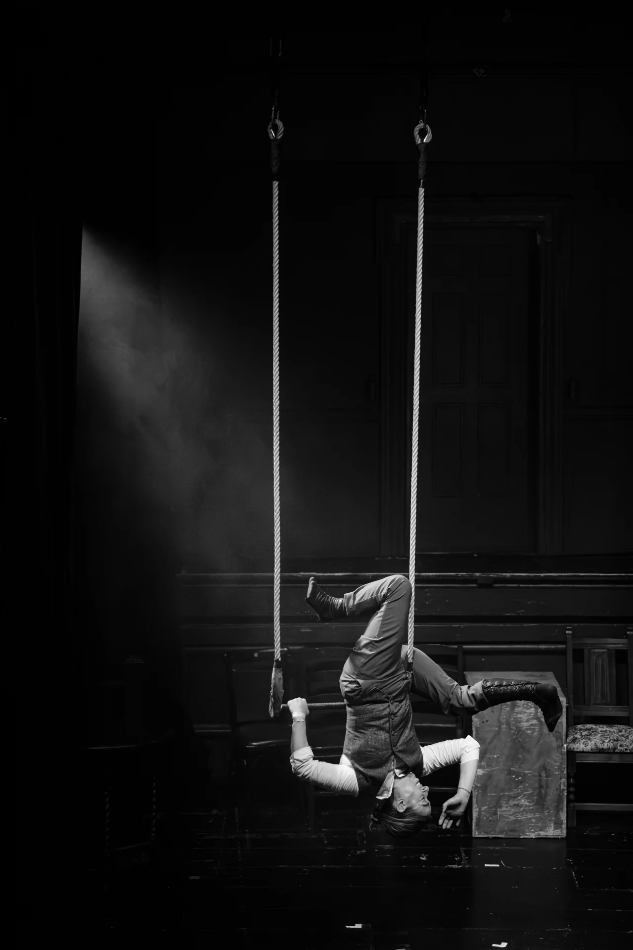 aerial performance, theatre performing art, play, aerial circus act, live performance, acting