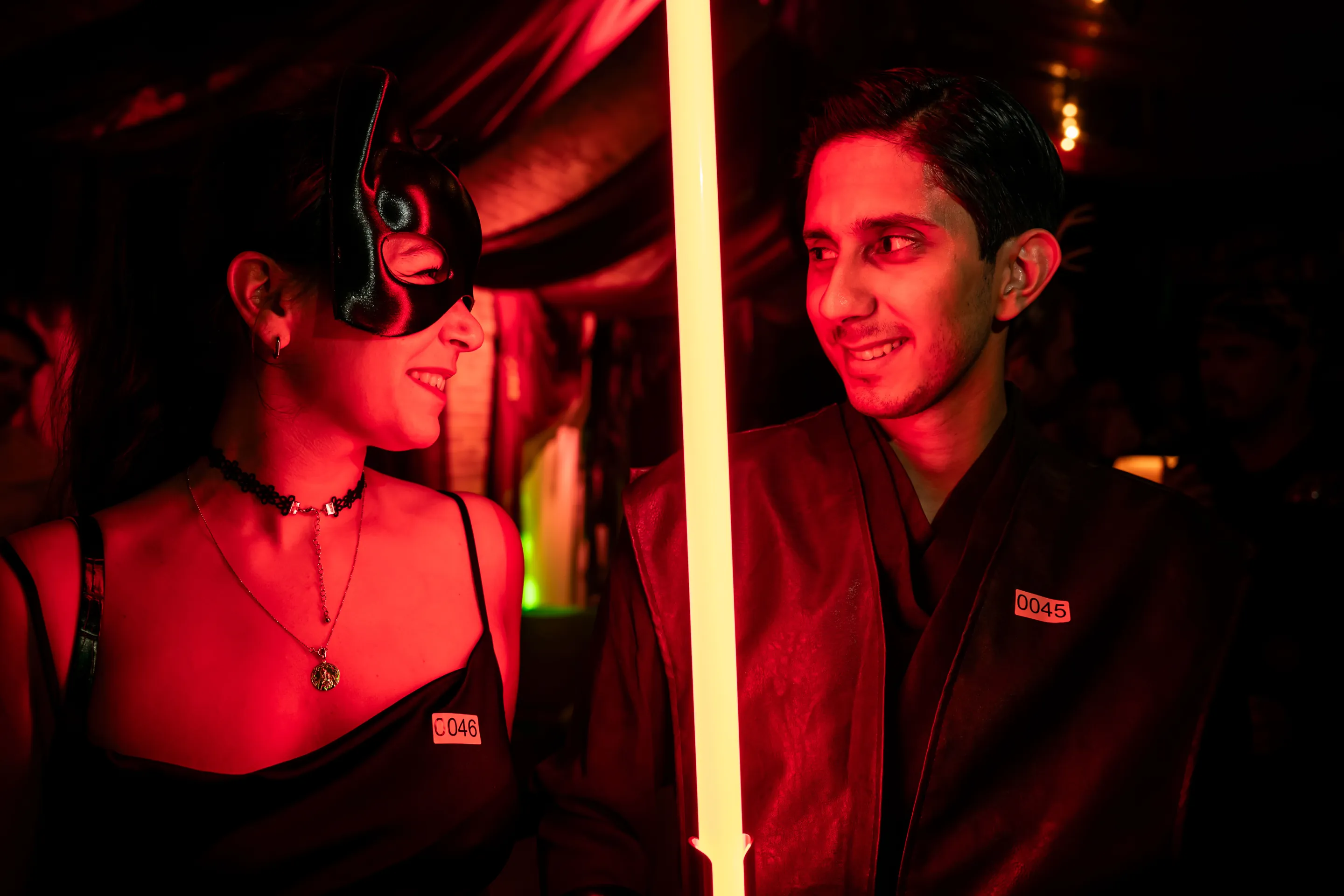private member-only party, halloween party, fancy dress party