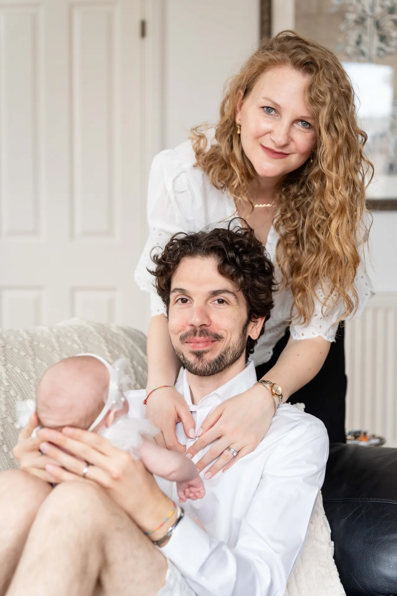 family portrait, newborn, parents, children photoshoot